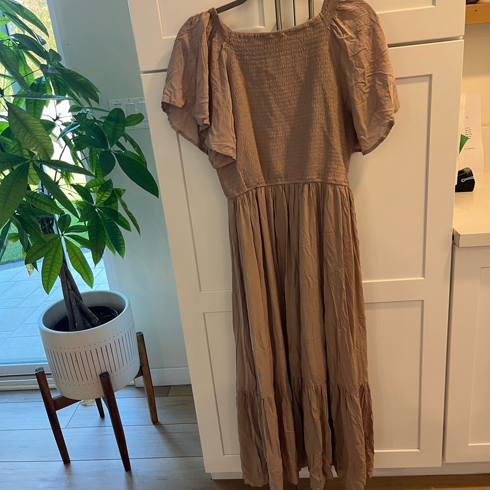Baltic Born Scarlett Smocked Dress Mocha XL - Picture 9 of 10